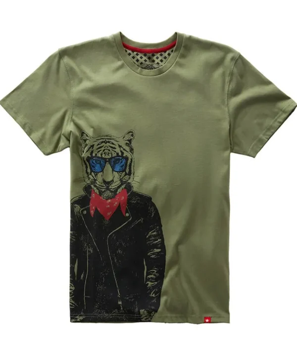 Cheap Joe Browns Feeling Wild Tee Khaki