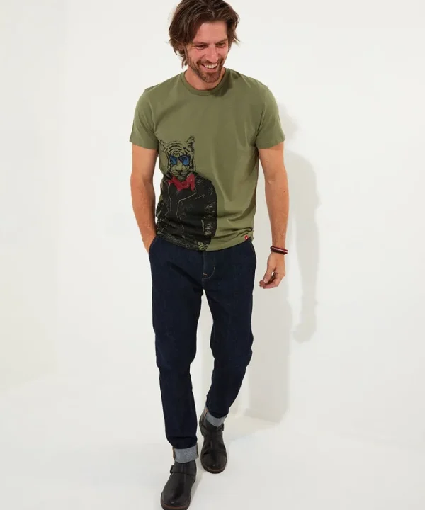 Cheap Joe Browns Feeling Wild Tee Khaki