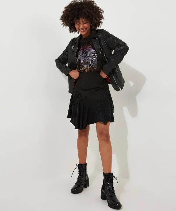 Best Sale Joe Browns Fun And Flirty Cutabout Skirt Black