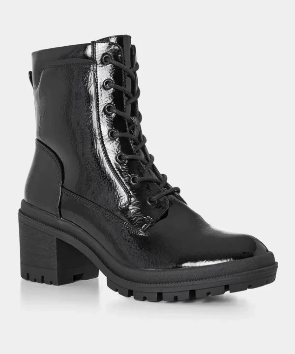 Flash Sale Joe Browns Go Getter Patent Boots Black