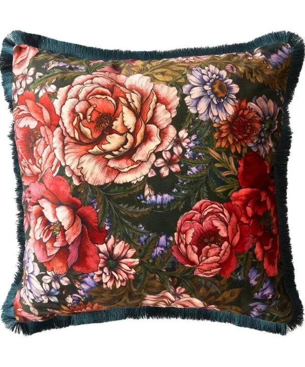 Cheap Joe Browns Highland Botanicals Reversible Cushion Green