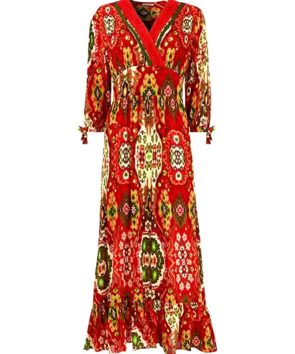 Best Joe Browns Loretta Print Dress Burnt Orange