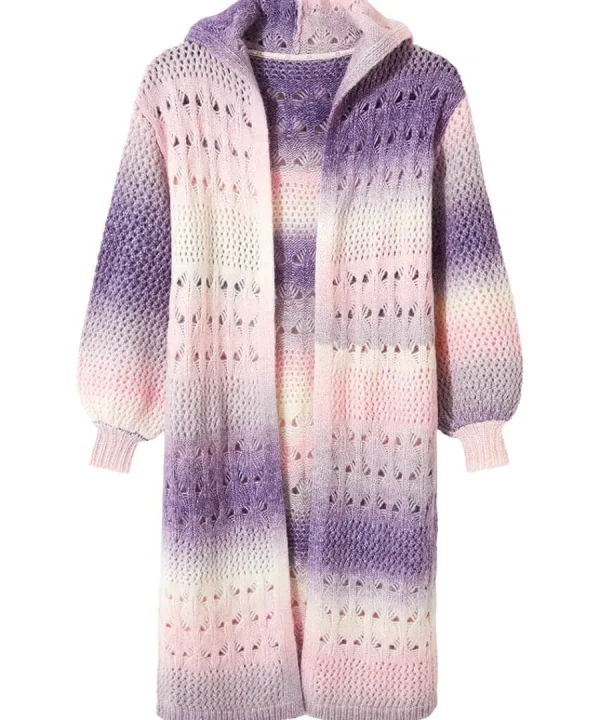 Clearance Joe Browns Sloe Joes Ombre Cosy Longline Cardigan Multi